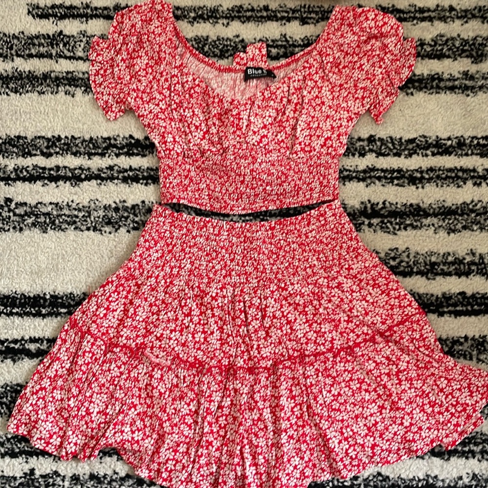 Blue B Collection | Red Floral Set